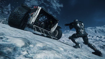 Delamar (Star Citizen) weapon armor rover URSA (Star Citizen) video game Star Citizen HD Desktop Wallpaper | Background Image