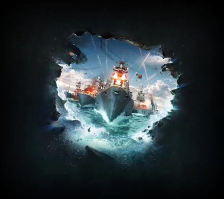 warship video game World of Warships HD Desktop Wallpaper | Background Image