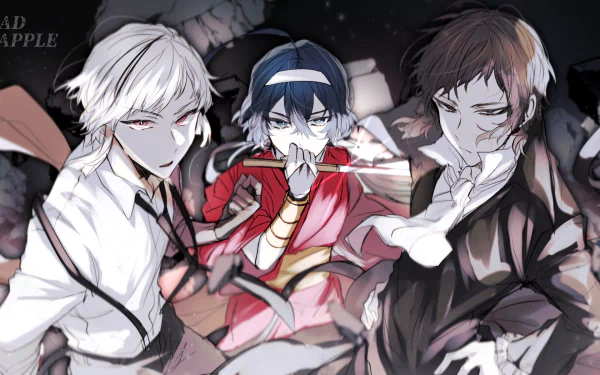 Atsushi Nakajima Kyōka Izumi Ryūnosuke Akutagawa Anime Bungou Stray Dogs HD Desktop Wallpaper | Background Image