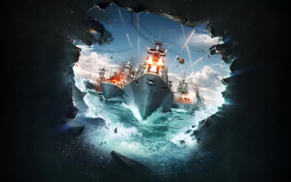 warship video game World of Warships HD Desktop Wallpaper | Background Image