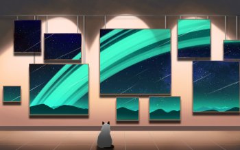 10+ Space Cat 高清壁纸 桌面背景