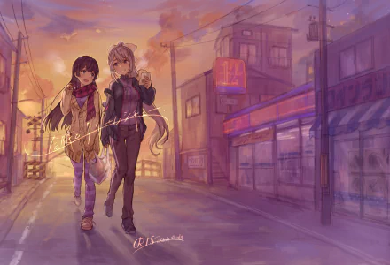 Kaeda Higuchi Tsukino Mito Anime Virtual Youtuber HD Desktop Wallpaper | Background Image