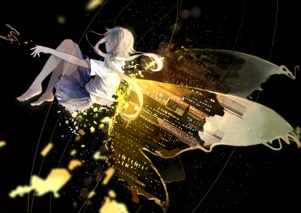 Luo Tianyi Anime Vocaloid HD Desktop Wallpaper | Background Image