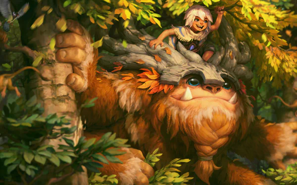 Nunu (League Of Legends) video game League Of Legends HD Desktop Wallpaper | Background Image