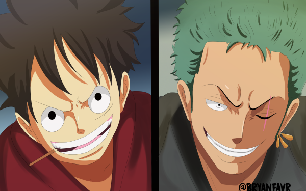 Anime One Piece Roronoa Zoro Monkey D. Luffy HD Wallpaper | Background Image