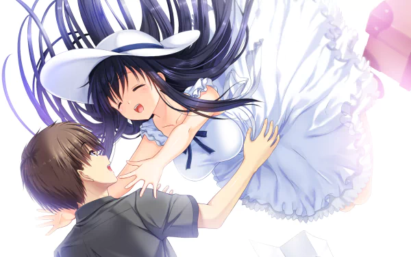 Hukushima Kamome Anime Summer Pockets HD Desktop Wallpaper | Background Image
