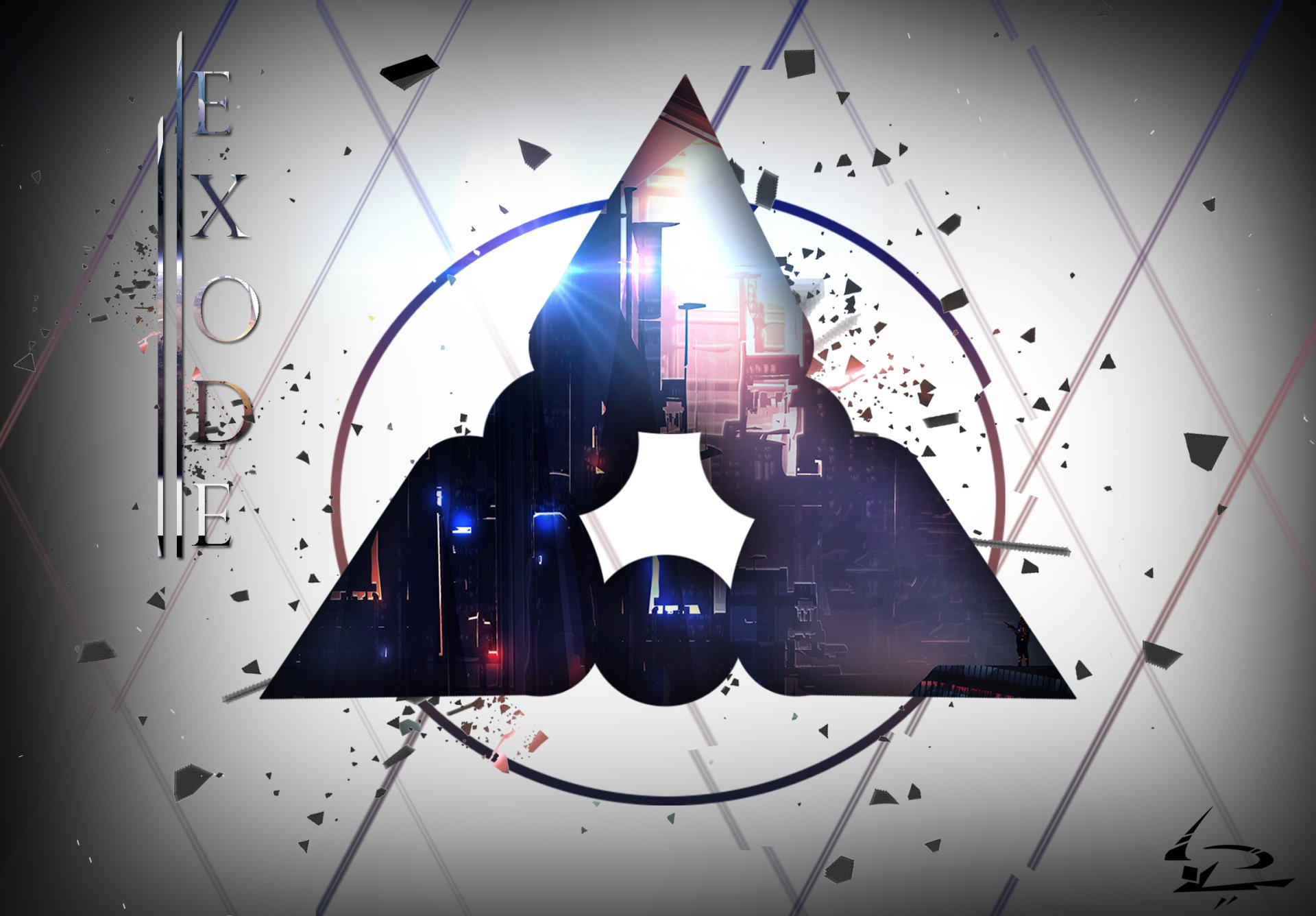 Triangle abstract by johan2302