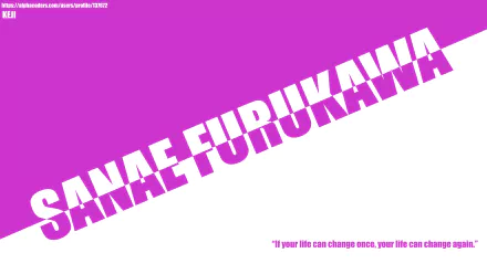 quote Sanae Furukawa Anime Clannad HD Desktop Wallpaper | Background Image