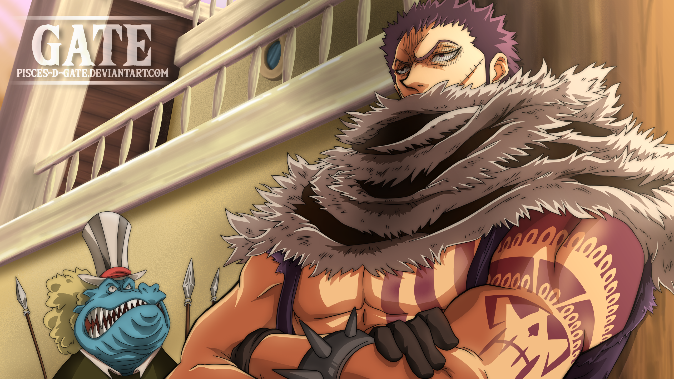 Download The Mighty Charlotte Katakuri of One Piece Wallpaper