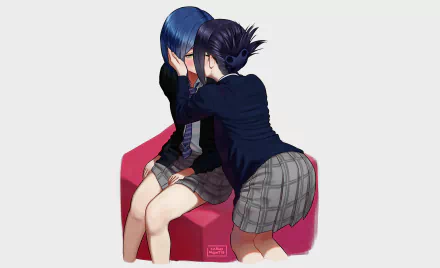Ikuno (Darling in the FranxXX) Ichigo (Darling in the FranXX) Anime Darling in the FranXX HD Desktop Wallpaper | Background Image