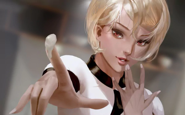 4K Ultra HD anime wallpaper featuring Alice Nakiri from Food Wars: Shokugeki no Soma, showcasing detailed art and dynamic pose for PC desktop background.