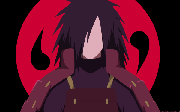 Anime Naruto Minimalist Madara Uchiha Uchiha Clan HD Wallpaper | Background Image