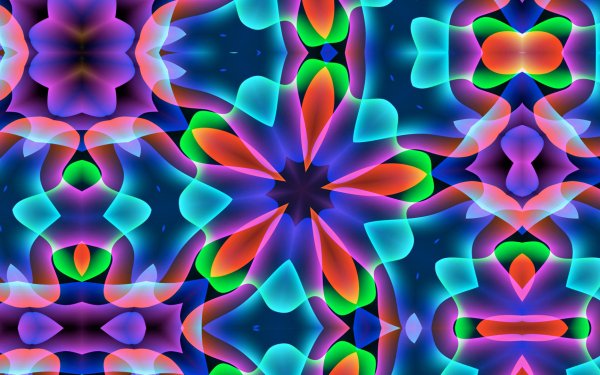 Abstract Kaleidoscope Colors Pattern Colorful HD Wallpaper | Background Image