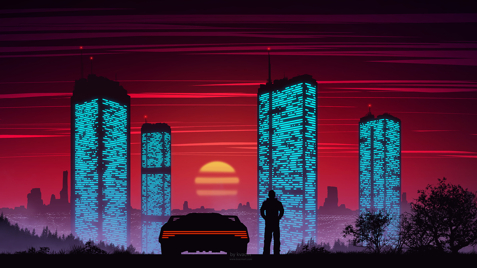 Sci Fi City HD Wallpaper Background Image 1920x1080