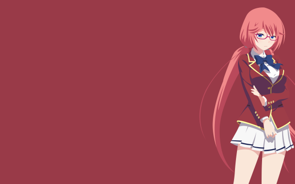 Anime Classroom of the Elite Airi Sakura Glasses HD Wallpaper | Background Image