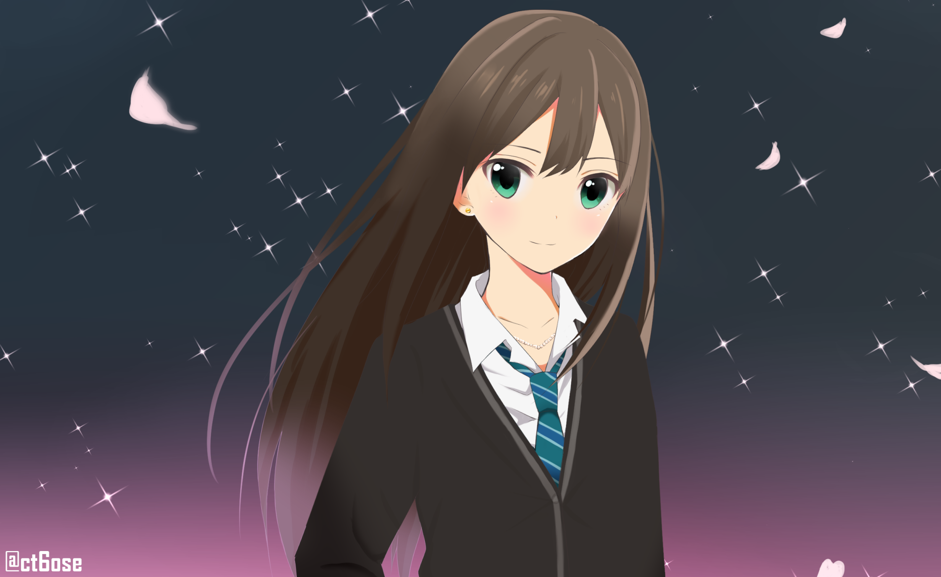 Download Rin Shibuya Anime The IDOLM@STER Cinderella Girls HD Wallpaper by 華乃イヴァ