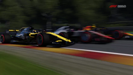 Renault R.S.18 Renault vehicle F1 video game F1 2018 HD Desktop Wallpaper | Background Image