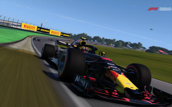 Red Bull Racing RB14 Red Bull vehicle F1 video game F1 2018 HD Desktop Wallpaper | Background Image
