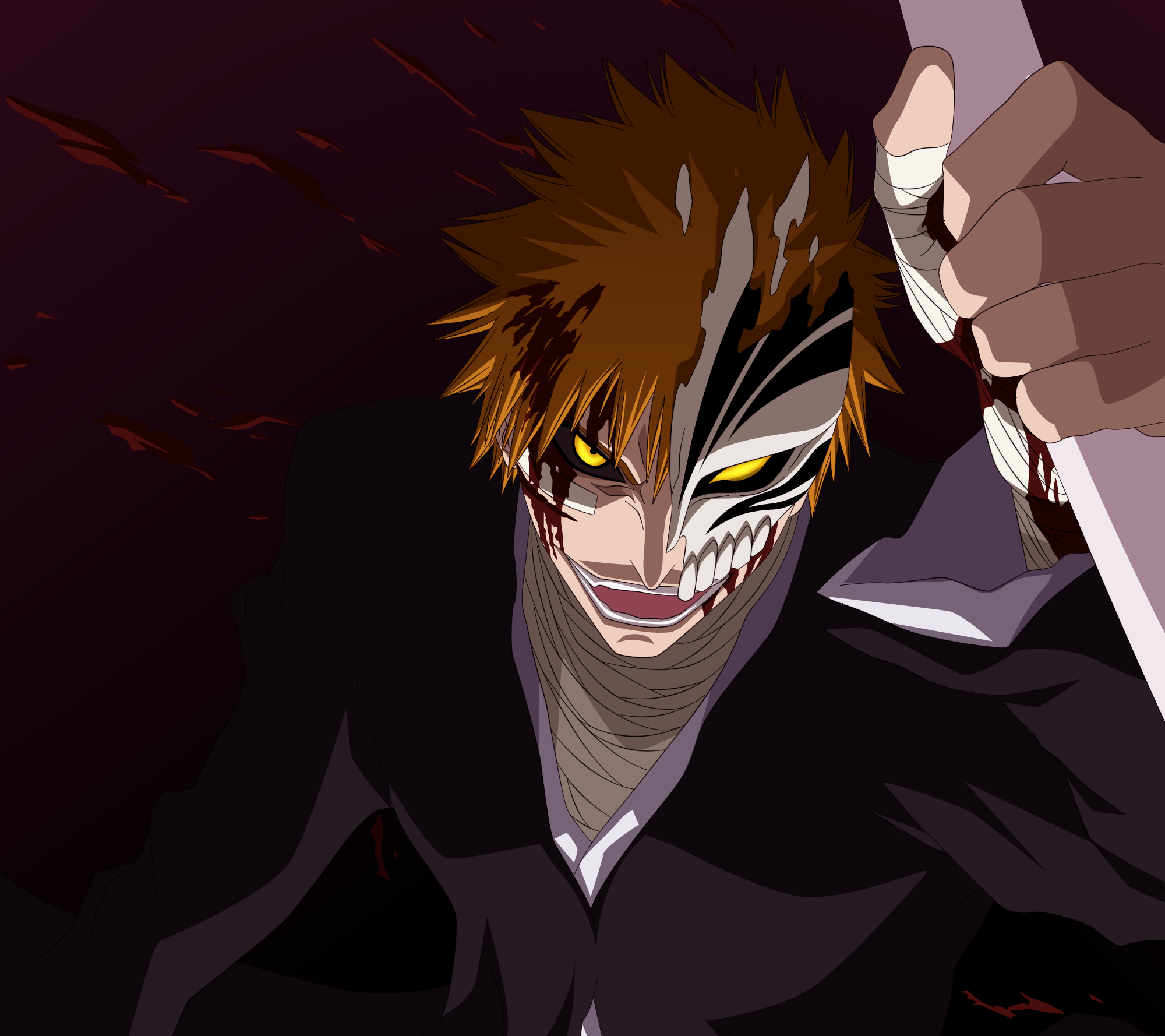 Pic. #Wallpaper #Anime #Hollow #Ichigo #Kurosaki #1920x1080 #Bleach,  264088B – HD Wallpapers - anime, games and abstract art/3D backgrounds