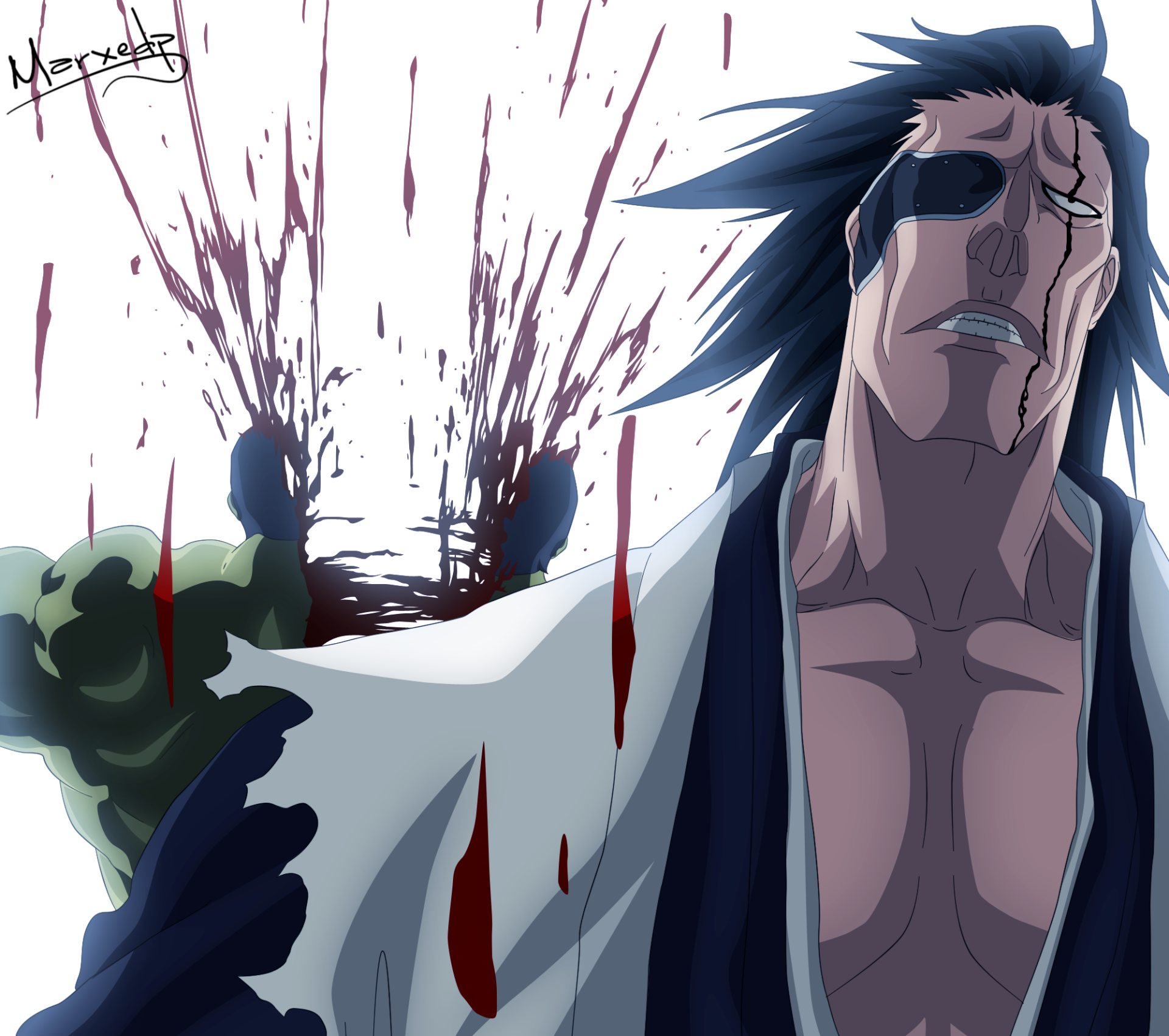 Download Kenpachi Zaraki Anime Bleach HD Wallpaper by MarxeDP