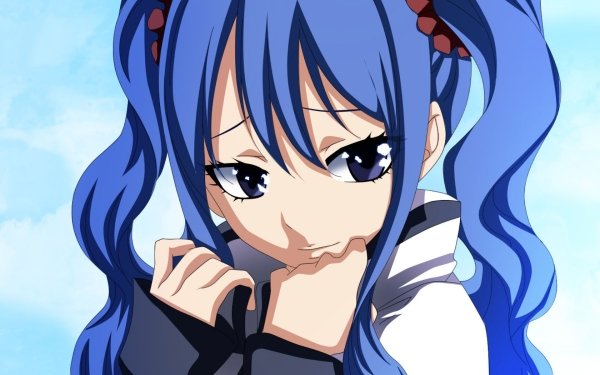 Anime Fairy Tail Juvia Lockser Blue Hair Twintails HD Wallpaper | Background Image
