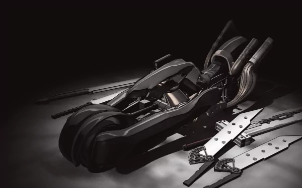 sword bike video game Final Fantasy VII HD Desktop Wallpaper | Background Image