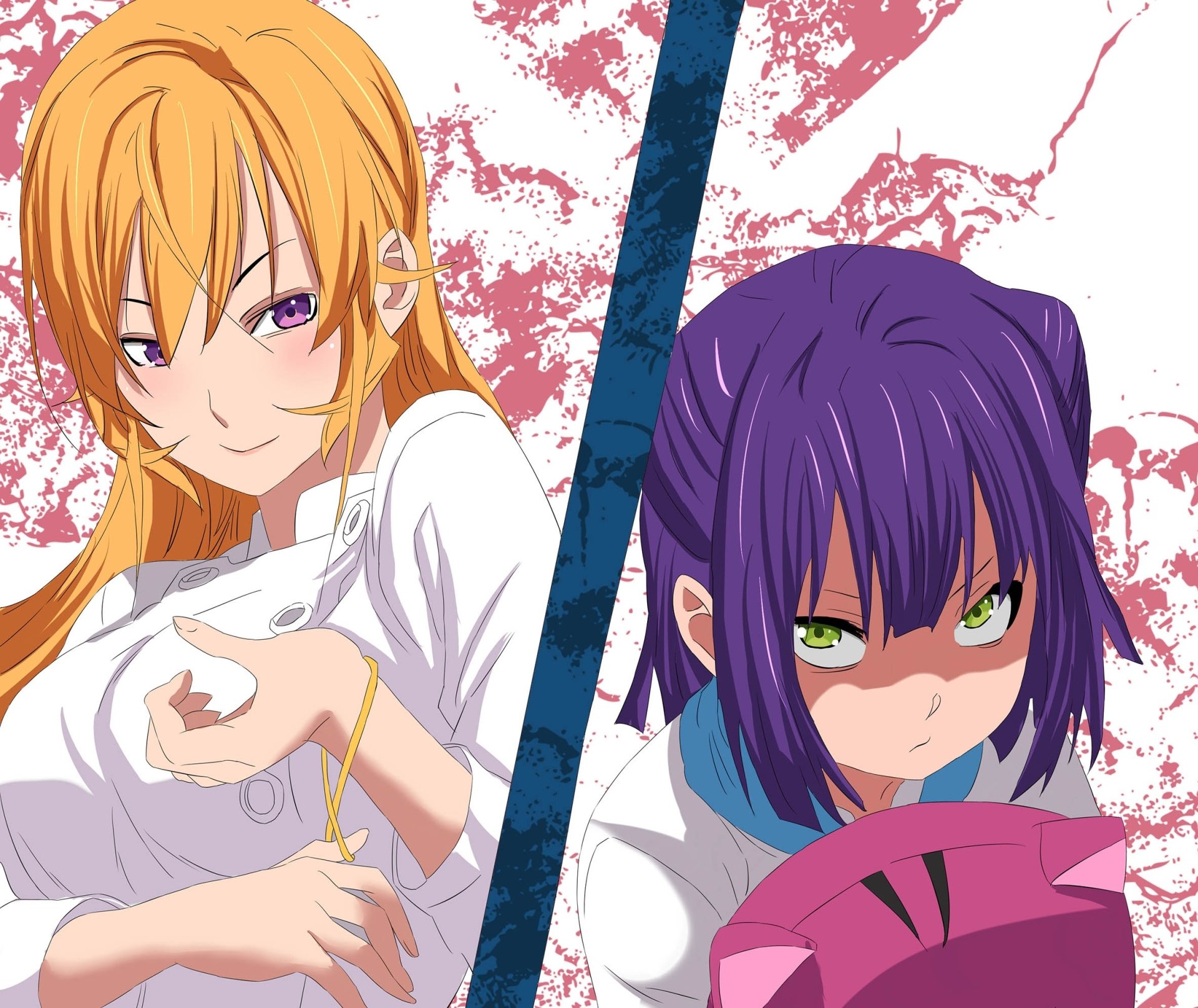 Download Erina Nakiri Momo Akanegakubo Anime Food Wars: Shokugeki No Soma HD Wallpaper by 熬夜了没睡醒