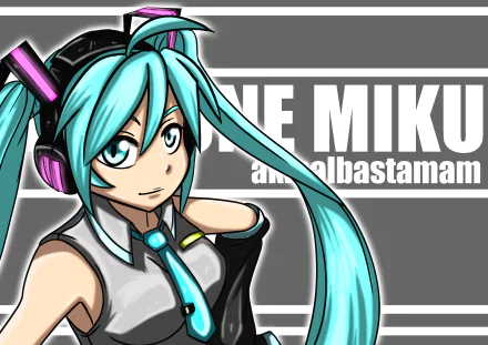 Hatsune Miku Anime Vocaloid HD Desktop Wallpaper | Background Image