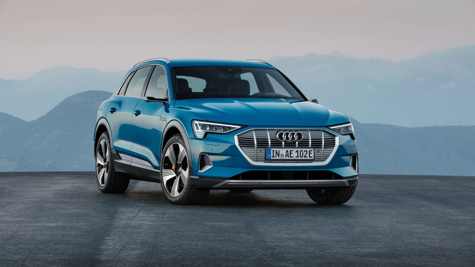 Download Electric Car Car Audi Vehicle Audi E-tron Quattro 4k Ultra HD Wallpaper