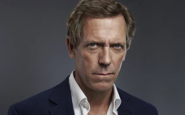 blue eyes English actor Celebrity Hugh Laurie HD Desktop Wallpaper | Background Image