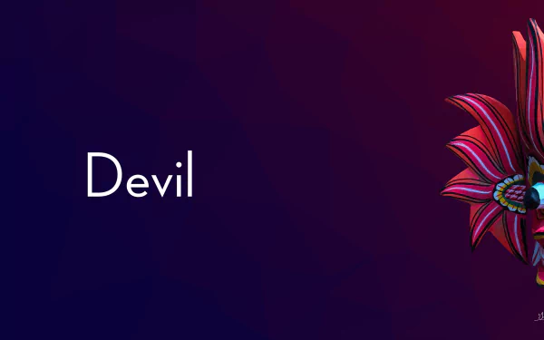 devil mask Sri Lanka artistic cultural HD Desktop Wallpaper | Background Image