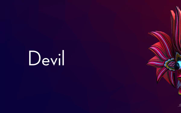  Srilankan Devil Mask