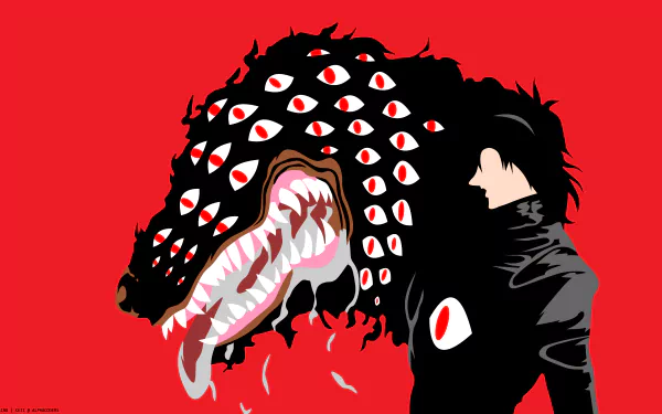eye black hair minimalist Alucard (Hellsing) Anime Hellsing minimalist anime Anime Eyes HD Desktop Wallpaper | Background Image