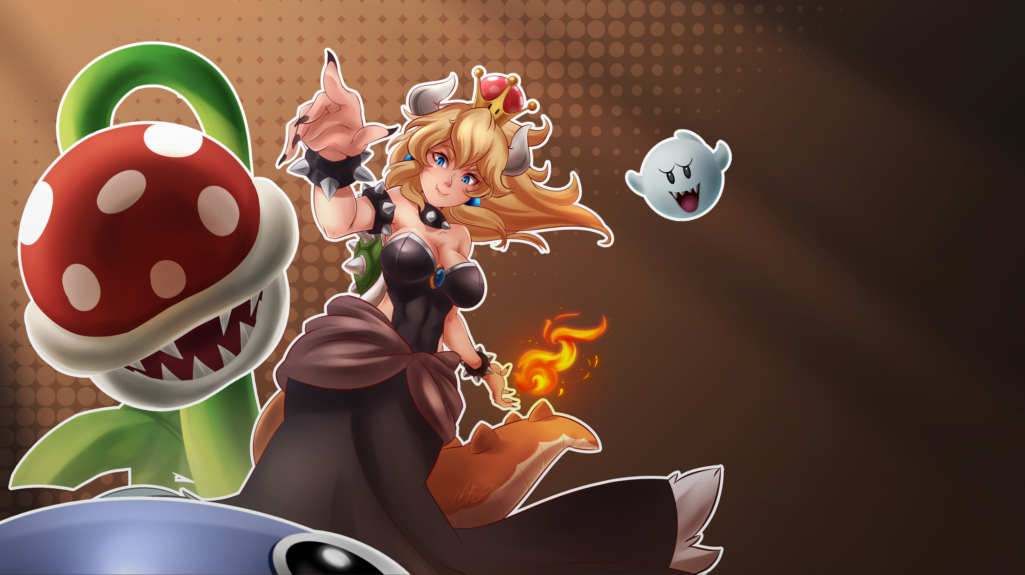 Video Game Bowsette HD Wallpaper | Background Image