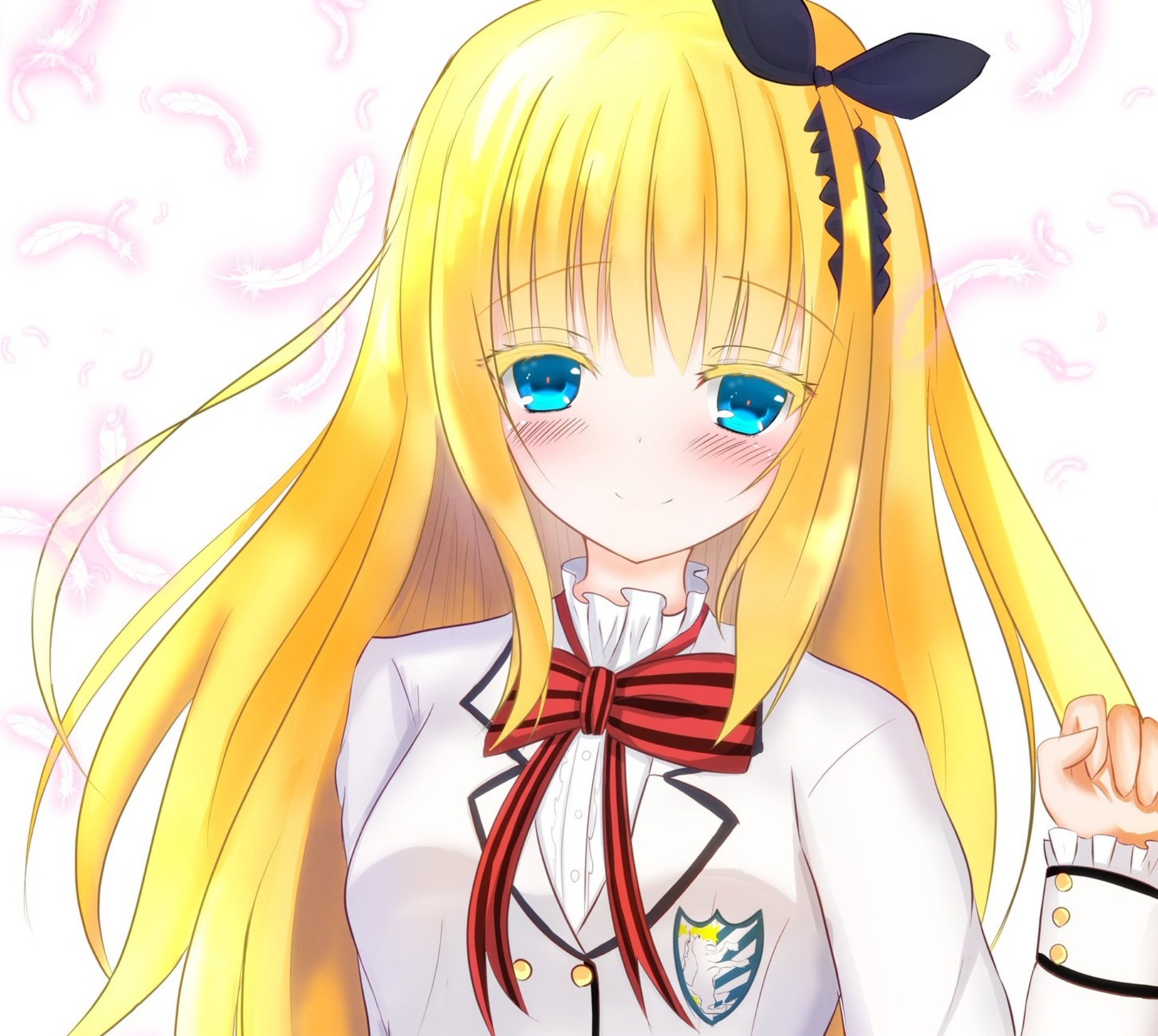 Download Blue Eyes Blonde Blush Juliet Persia Anime Boarding School Juliet HD Wallpaper by 櫻唄(とるね)