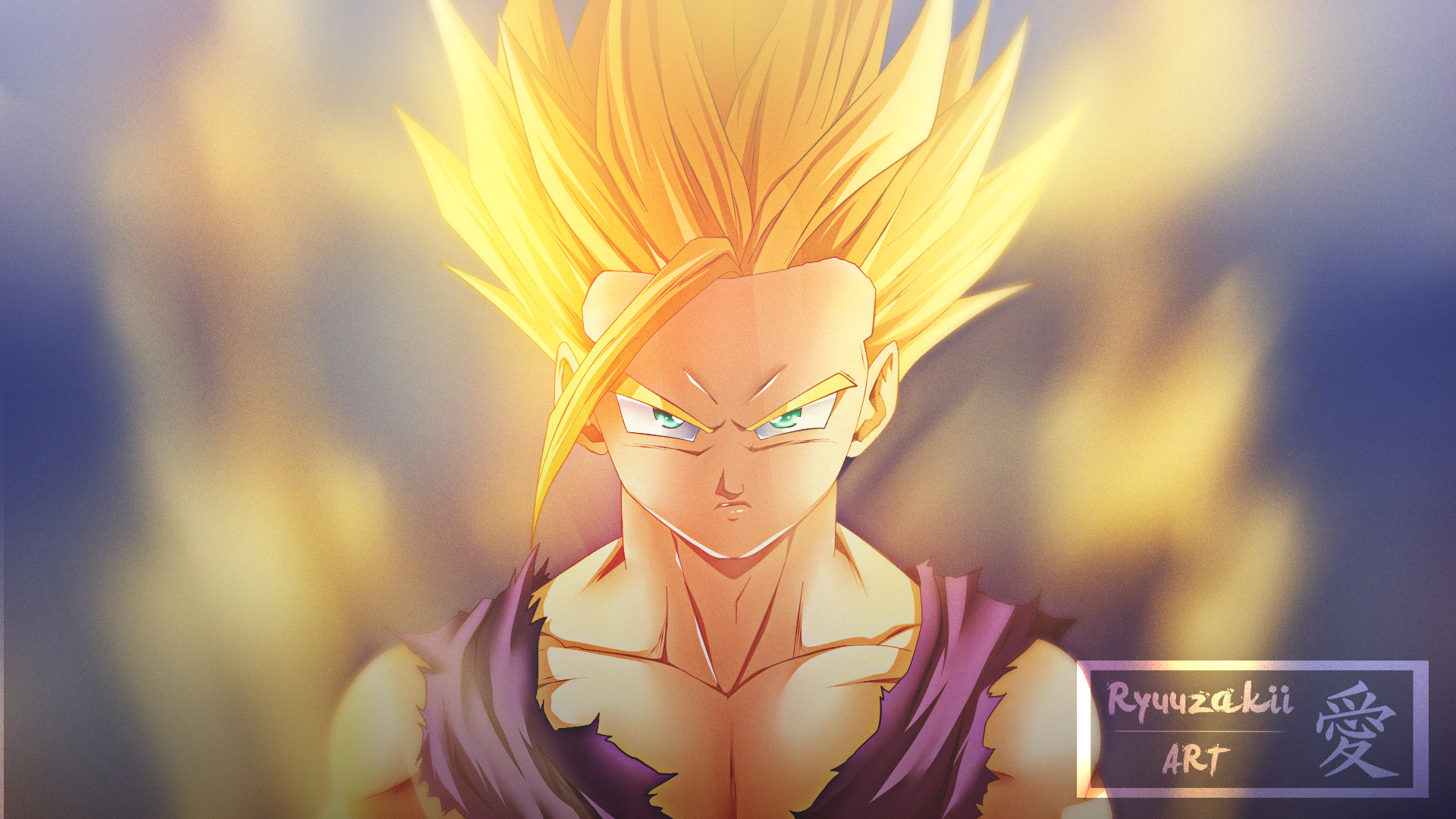 Download Super Saiyan 2 Gohan (Dragon Ball) Anime Dragon Ball Z HD Wallpaper by Kohaku-Art