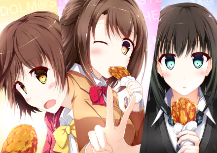 Mio Honda Rin Shibuya Uzuki Shimamura Anime The iDOLM@STER Cinderella Girls HD Desktop Wallpaper | Background Image