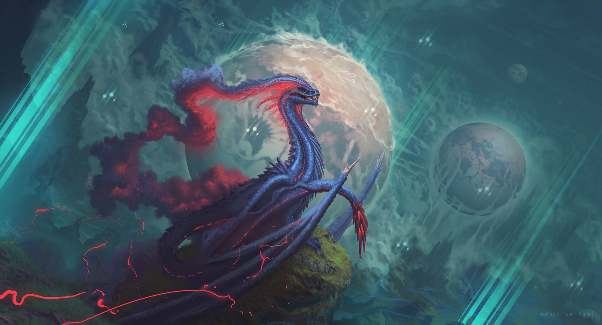 Download Fantasy Dragon 4k Ultra HD Wallpaper by Francisco Badilla