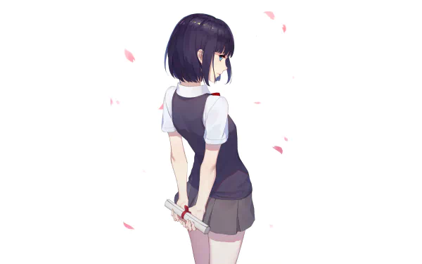school uniform Anime Original HD Desktop Wallpaper | Background Image