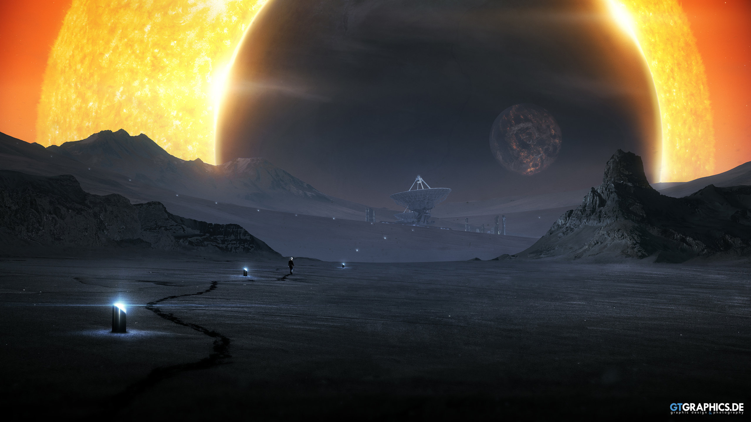 Sci Fi Landscape HD Wallpaper | Background Image