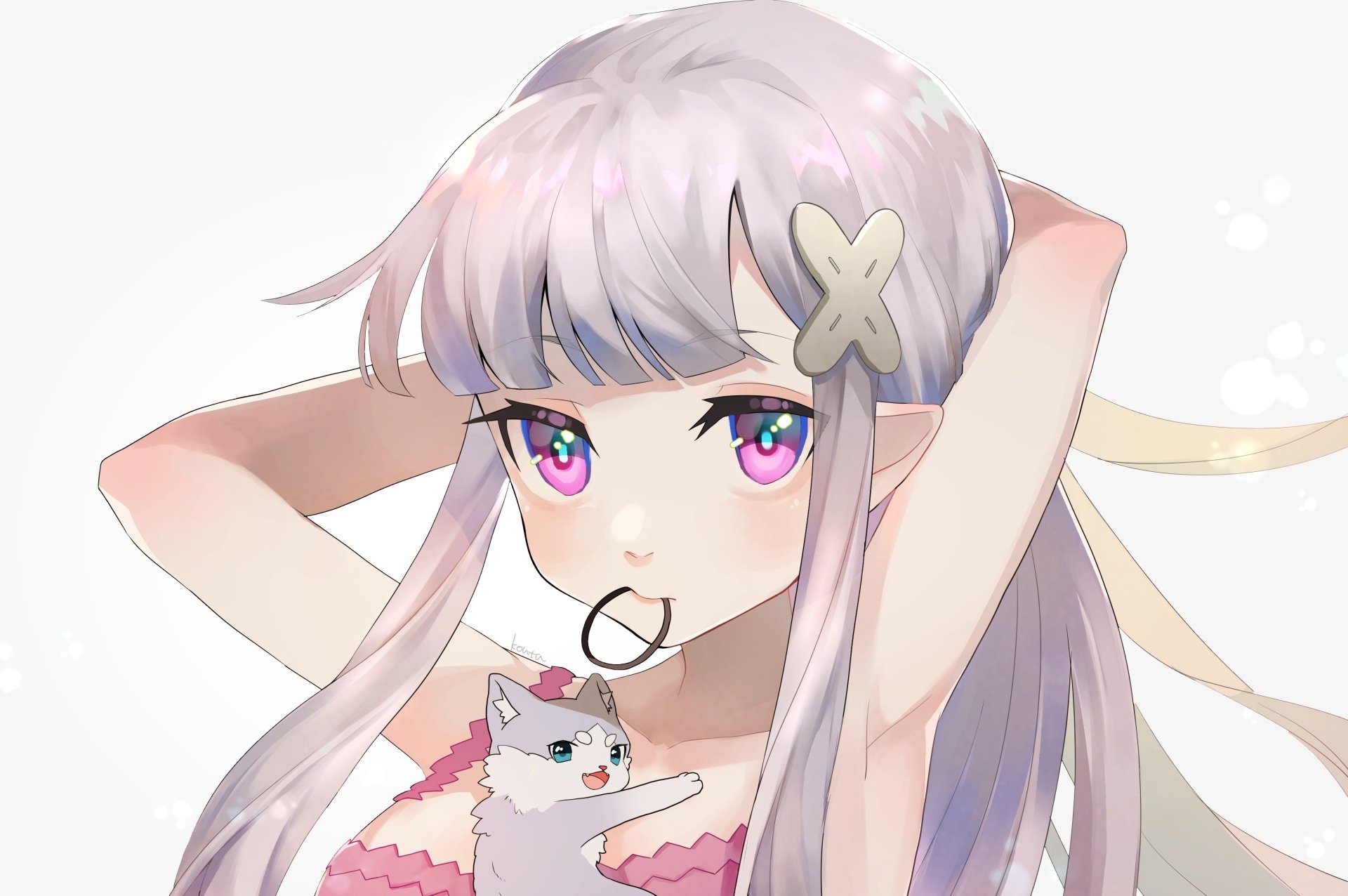 Download Emilia (Re:ZERO) Pack (Re:ZERO) Anime Re:Zero - Starting Life In Another World HD Wallpaper by 比和コウタ