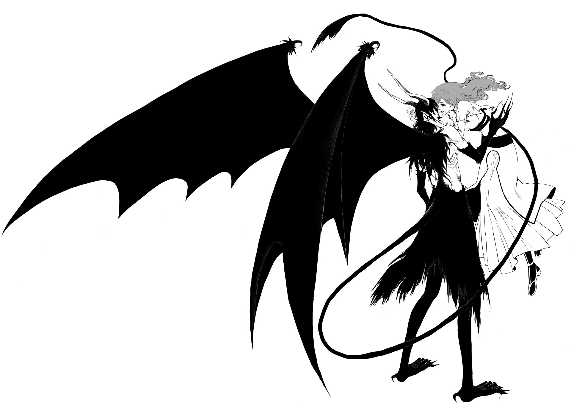 Download Ulquiorra Cifer Orihime Inoue Anime Bleach 4k Ultra HD Wallpaper