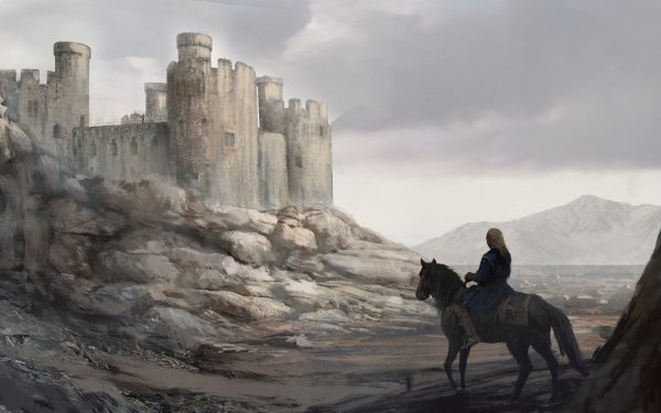 Fantasy Castle Castles Horse Adventure HD Wallpaper | Background Image