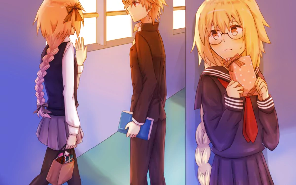 Sieg (Fate/Apocrypha) Jeanne d'Arc (Fate Series) Astolfo (Fate/Apocrypha) Anime Fate/Apocrypha HD Desktop Wallpaper | Background Image