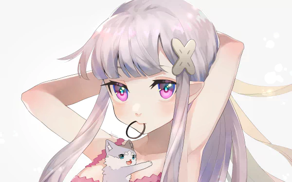 Emilia (Re:ZERO) Pack (Re:ZERO) Anime Re:Zero - Starting Life in Another World HD Desktop Wallpaper | Background Image