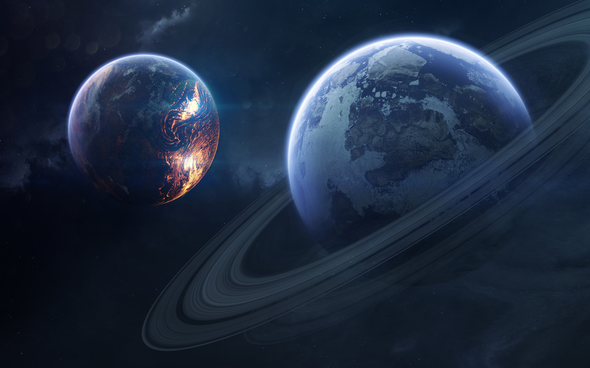 Download Sci Fi Planet Hd Wallpaper By Vadim Sadovski