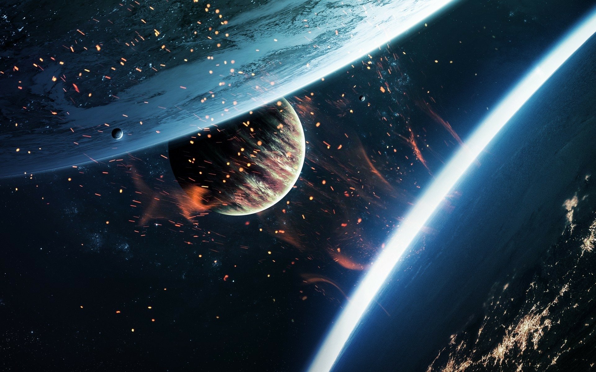 Download Sci Fi Planet Hd Wallpaper By Vadim Sadovski