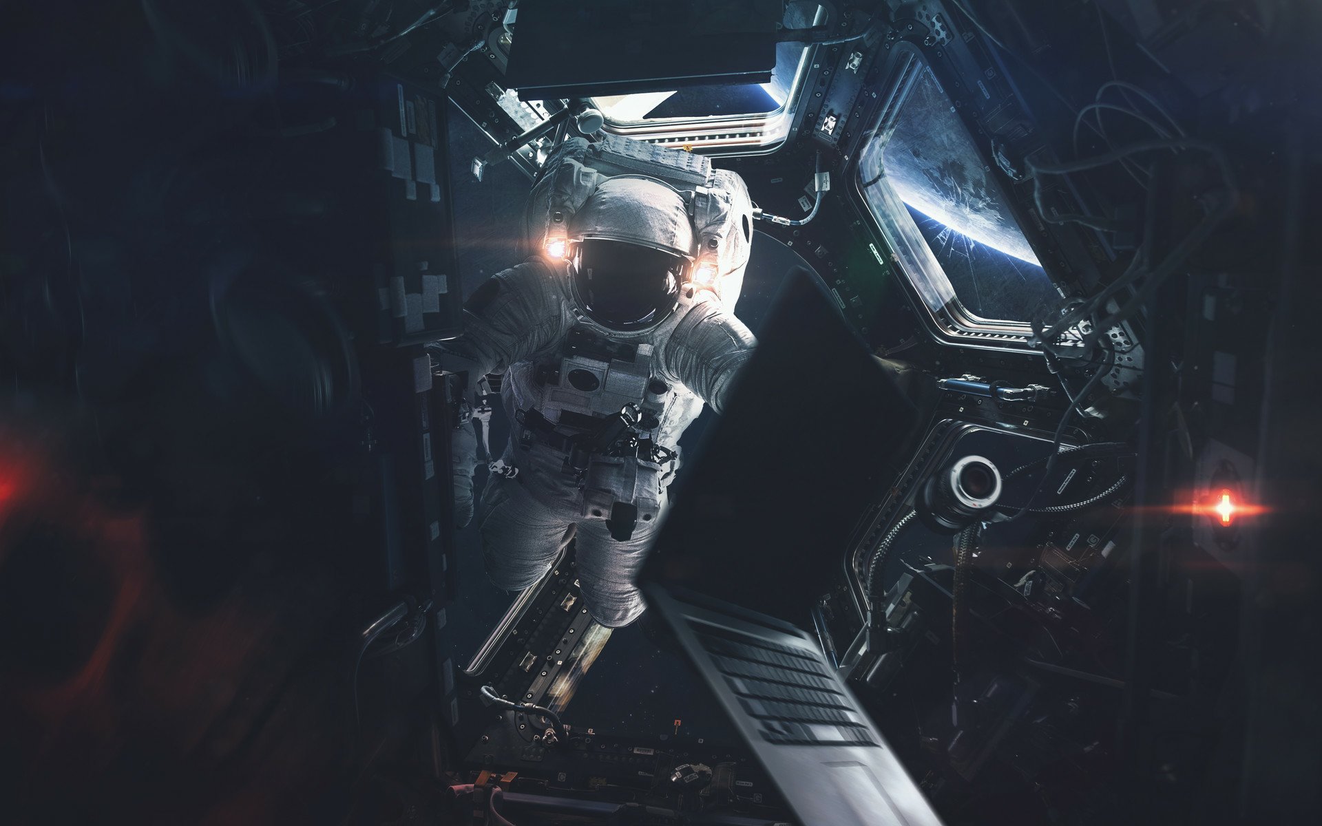 Sci Fi Astronaut HD Wallpaper by Vadim Sadovski