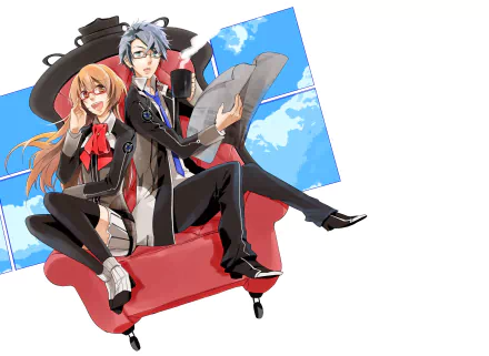 Kazuki Shiranui Tsukiko Yahisa Anime starry sky HD Desktop Wallpaper | Background Image