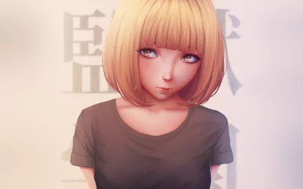 Hana Midorikawa Anime Prison School HD Desktop Wallpaper | Background Image